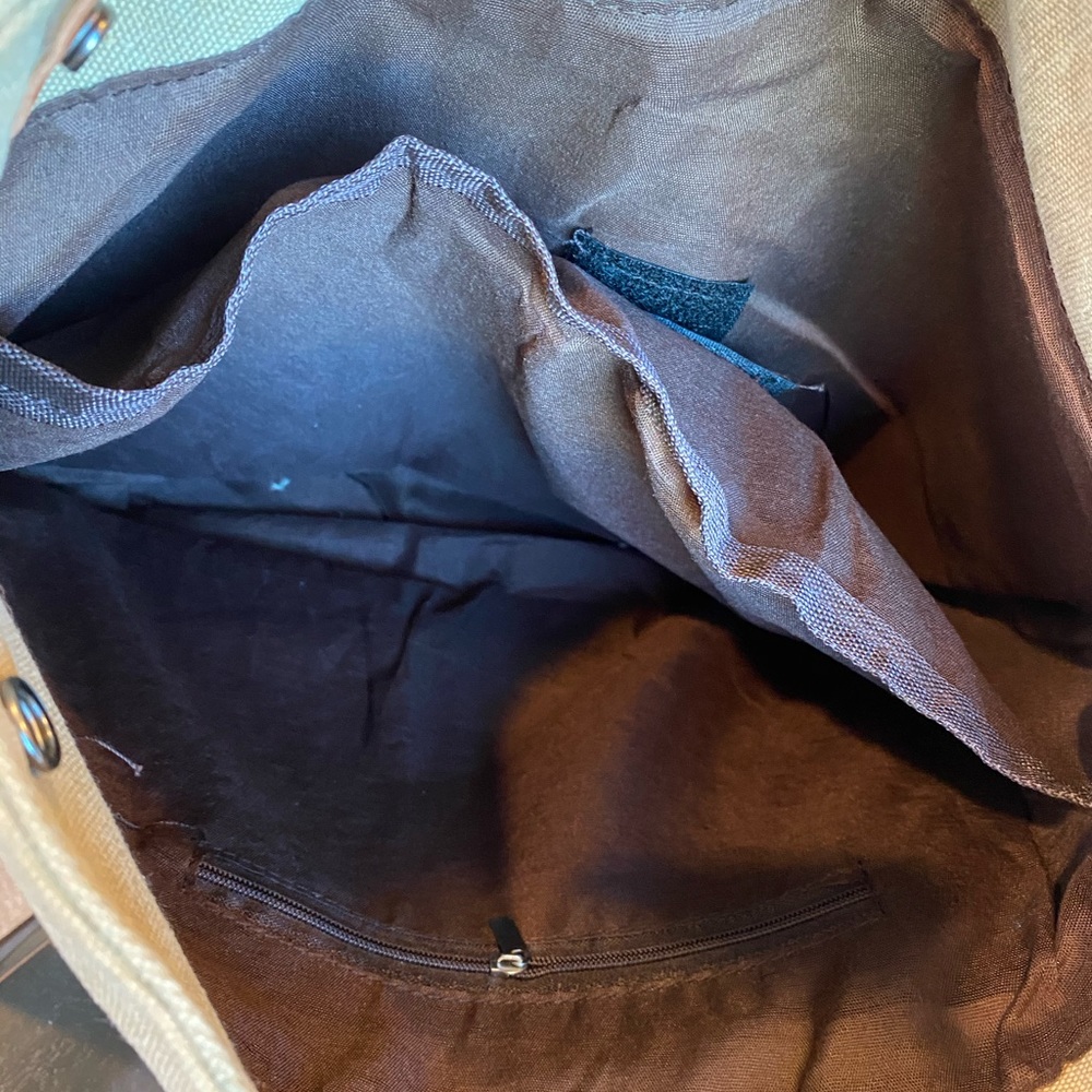 New!  Durable Square Canvas Buckle Backpack - Picture 10 of 15